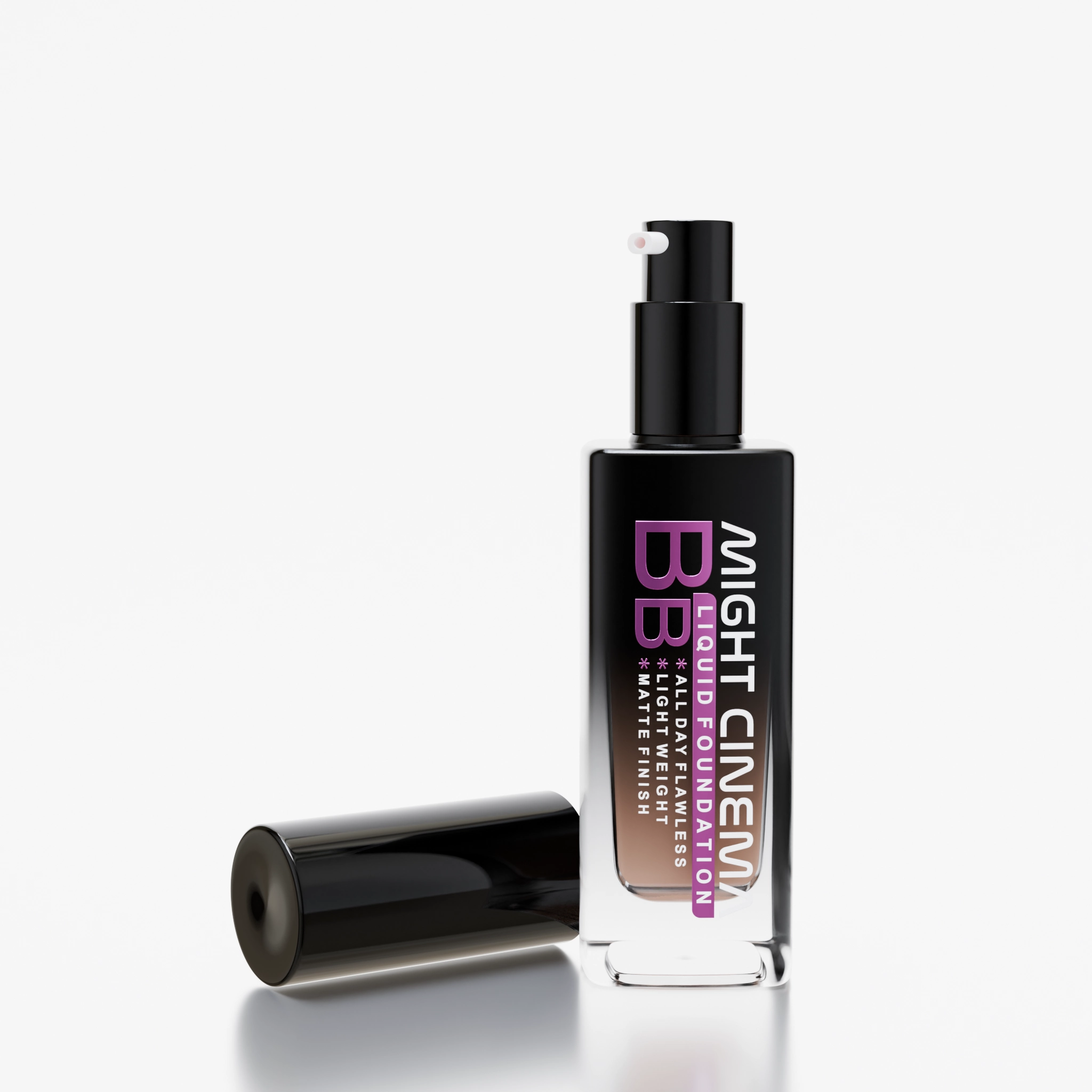 BB foundation with a velvety finish