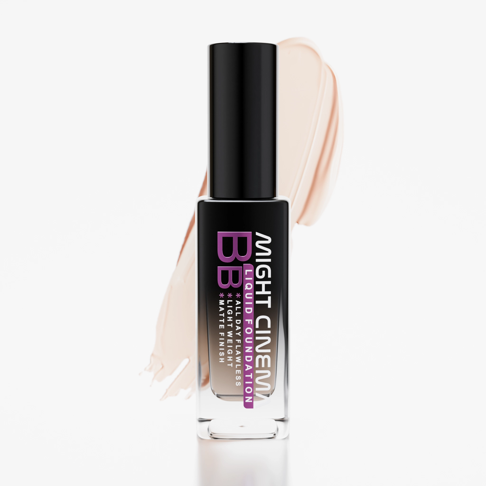 BB foundation with a velvety finish
