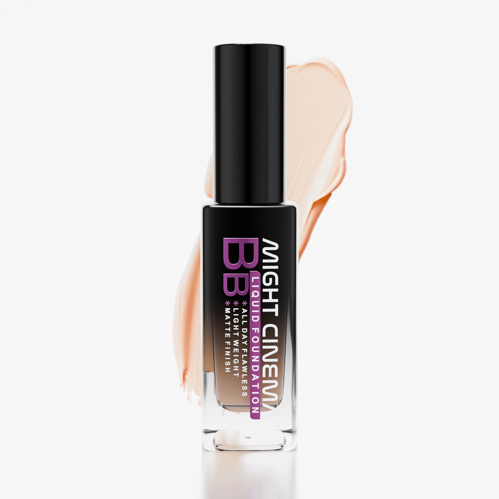 BB foundation with a velvety finish