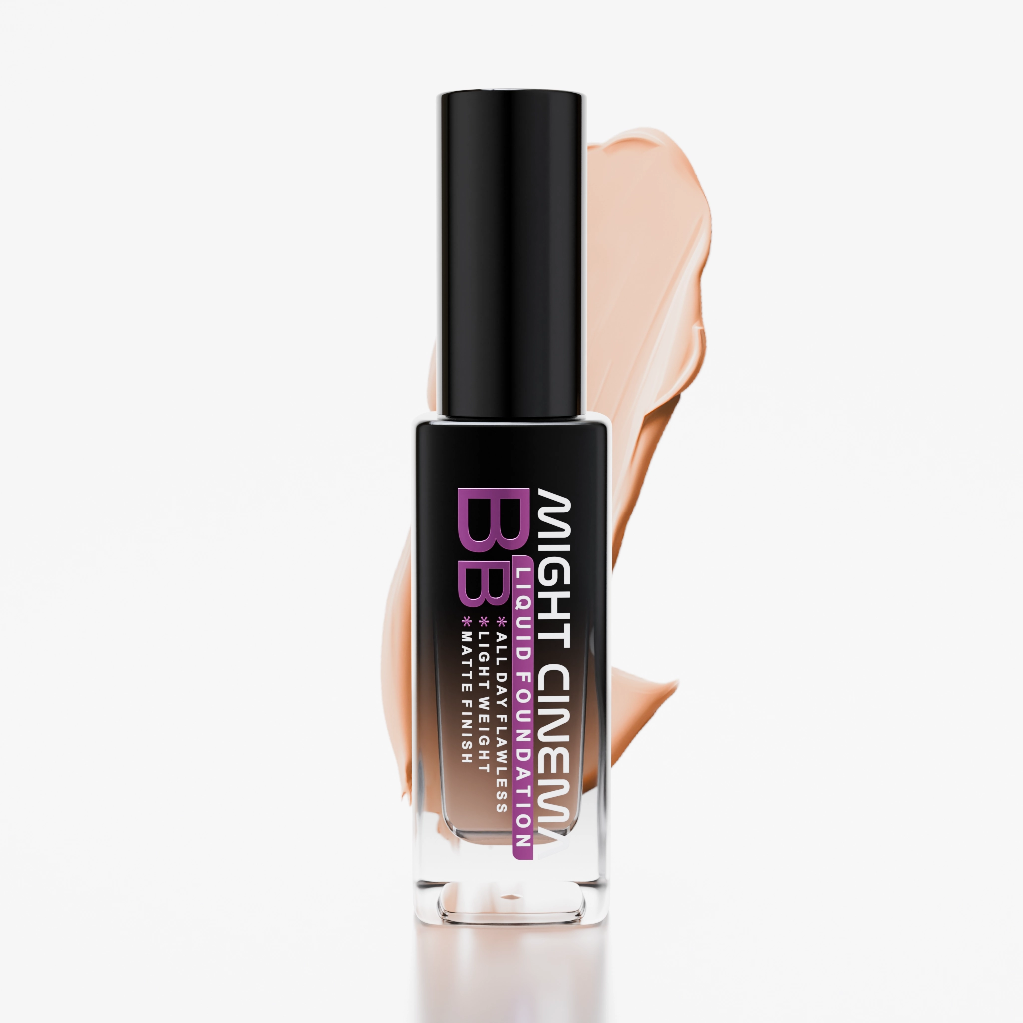 BB foundation with a velvety finish