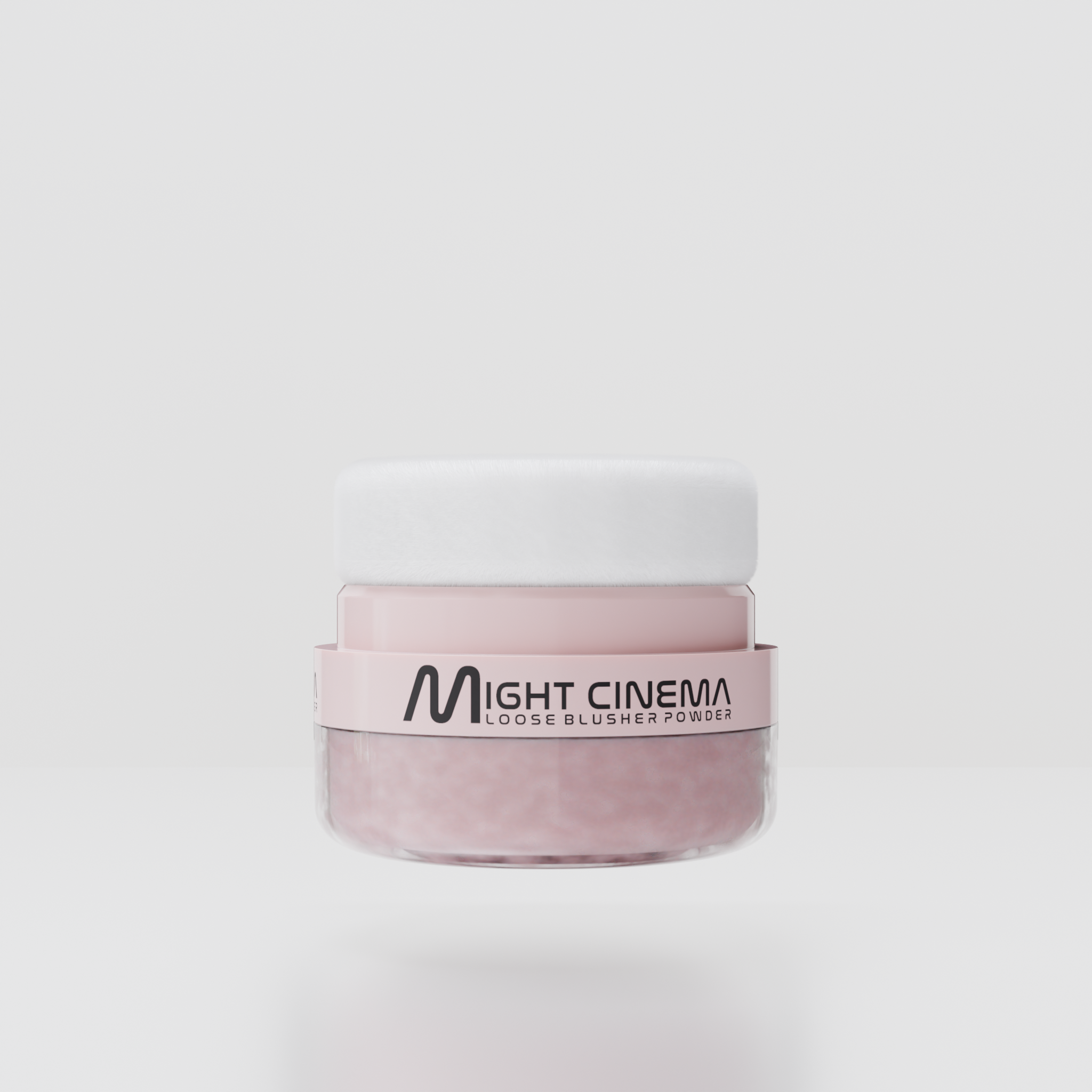 Shiny powder blush