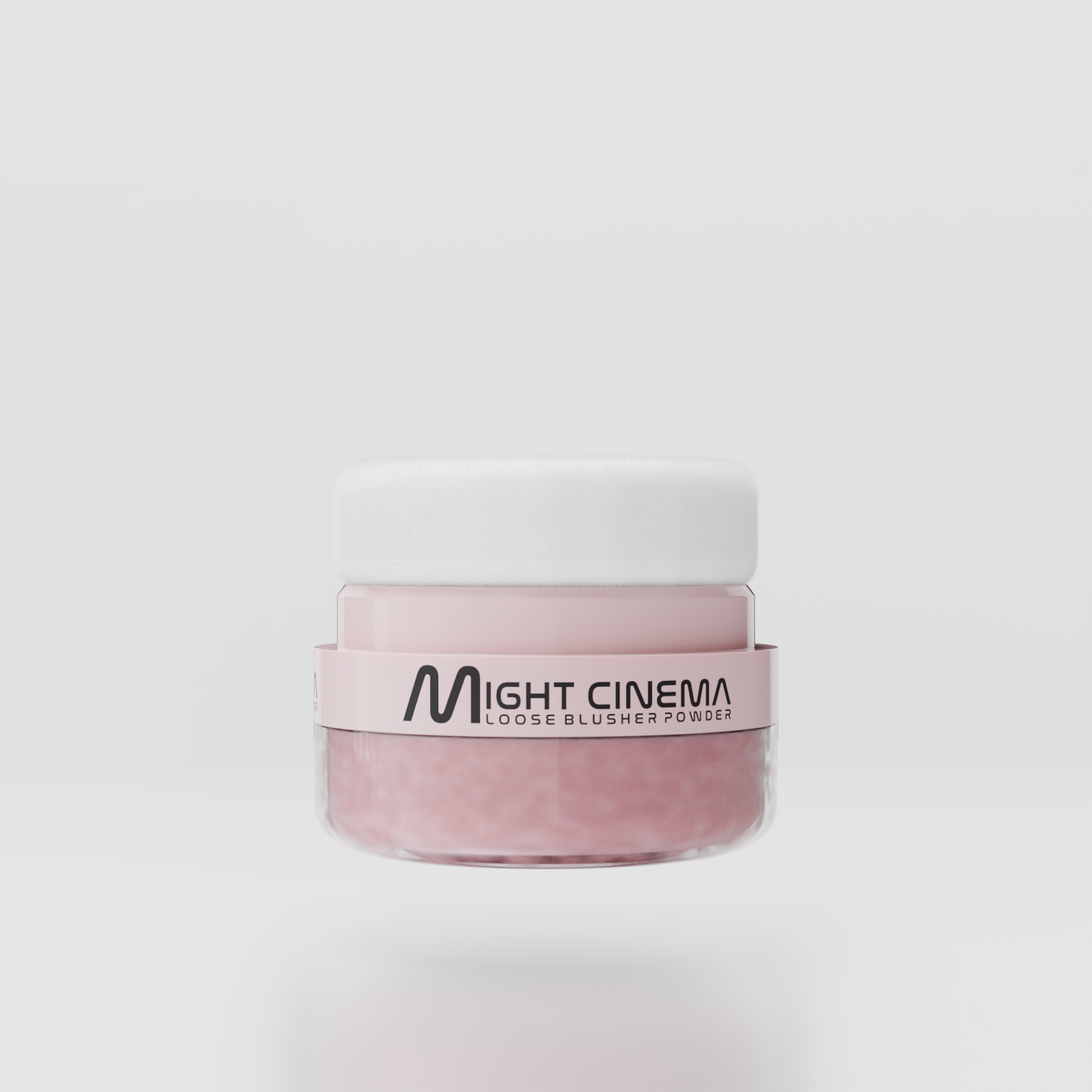 Shiny powder blush