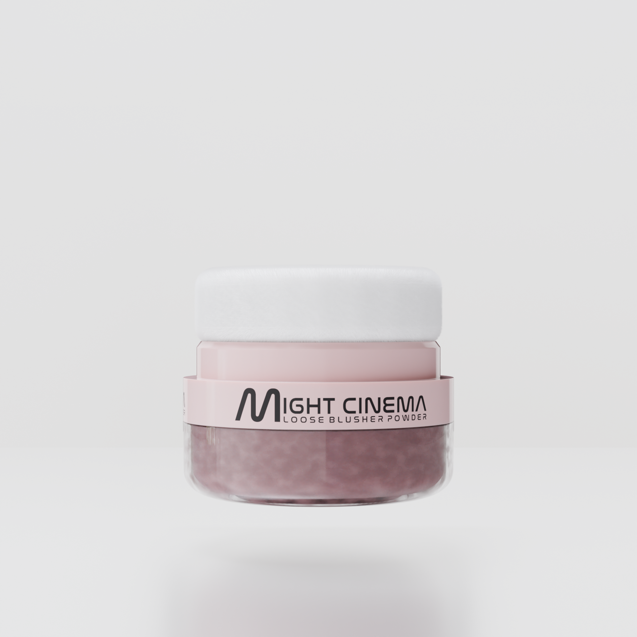 Shiny powder blush