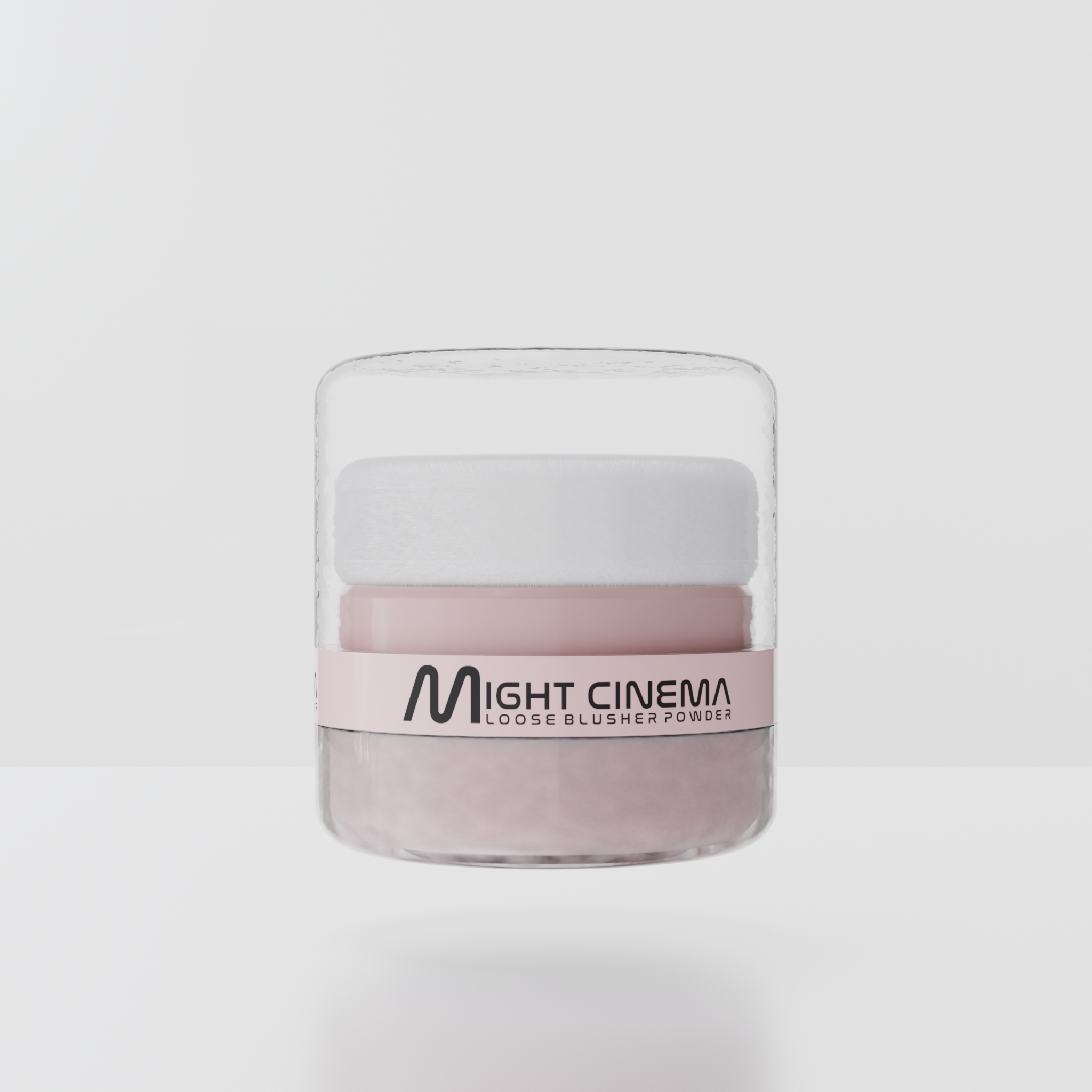 Shiny powder blush
