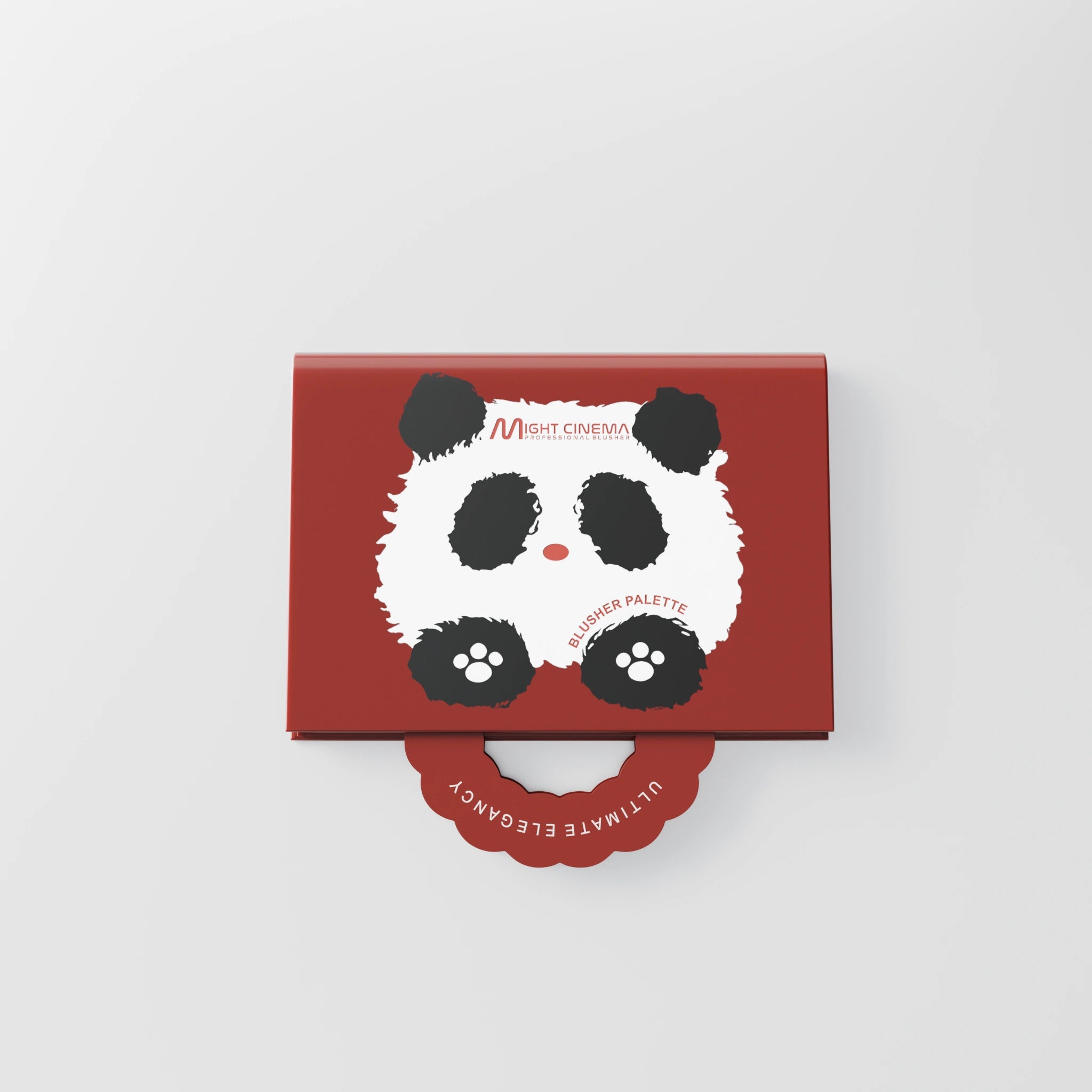 Panda-shaped blush palette